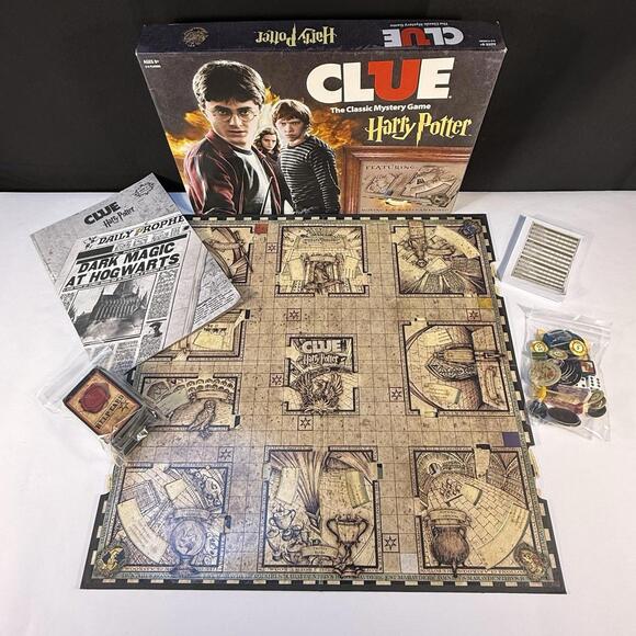 Hasbro Clue Harry Potter Board Game 2016 - 99% Complete Missing Only 3 Pt Tokens - Picture 4 of 7